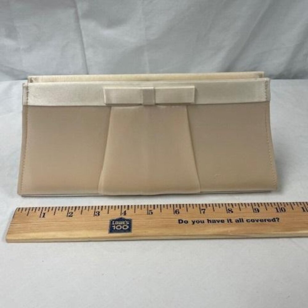 Valerie Stevens Clutch Purse Off White